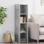 vidaXL Dulap înalt, gri beton, 30x41x124 cm, lemn compozit GartenMobel Dekor (846379) Comoda