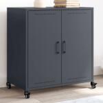 vidaXL Dulap, antracit, 68x39x72 cm, otel GartenMobel Dekor (846658) Comoda