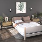vidaXL Noptiere de perete, 2 buc. , stejar sonoma GartenMobel Dekor (810942)