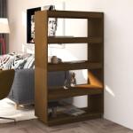 vidaXL Biblioteca/Separator camera, maro miere, 80x35x135 cm lemn pin GartenMobel Dekor (810892) Biblioteca