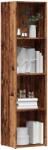vidaXL Dulap cu carti din lemn vechi 36x30x114 cm din lemn prelucrat GartenMobel Dekor (855776) Biblioteca