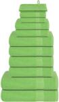 vidaXL Set de prosoape 12 piese Apple Green 360 g/m2 100% bumbac GartenMobel Dekor (137110) Prosop