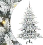 vidaXL Brad de Craciun artificial cu ramuri articulare Alb 150 cm GartenMobel Dekor (3397707)