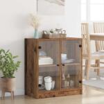 vidaXL Dulap lateral Lemn Vechi 68 x 37 x 75, 5 cm Lemn compozit GartenMobel Dekor (886246) Comoda