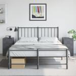 vidaXL Noptiere, 2 buc. , antracit, 34, 5x39x62 cm, otel GartenMobel Dekor (841780)