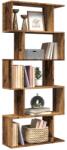 vidaXL Biblioteca/separator 5 niveluri lemn vechi 70x24x161 cm lemn GartenMobel Dekor (858100) Biblioteca
