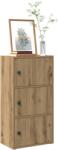vidaXL Biblioteca, stejar artizanal, 40x24x77 cm, lemn prelucrat GartenMobel Dekor (860372) Biblioteca