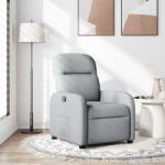vidaXL Fotoliu rabatabil, gri deschis, material textil GartenMobel Dekor (4015522)