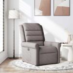 vidaXL Fotoliu rabatabil, gri taupe, material textil GartenMobel Dekor (4015643)