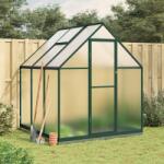 vidaXL Sere cu cadru de baza, verde, 169x169x202 cm, aluminiu GartenMobel Dekor (4005832)