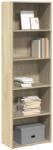 vidaXL Biblioteca, stejar sonoma, 60x30x189 cm, lemn prelucrat GartenMobel Dekor (857919) Biblioteca