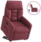 vidaXL Fotoliu electric rabatabil cu ridicare, rosu vin, textil GartenMobel Dekor (3303055)