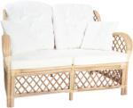 vidaXL Canapea de 2 locuri, ratan GartenMobel Dekor (325472) Canapea