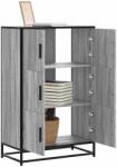 vidaXL Dulap nalt gri Sonoma 68x35x106, 5 cm lemn prelucrat GartenMobel Dekor (849072) Comoda