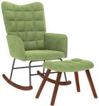 vidaXL Scaun balansoar cu scaun catifea verde deschis GartenMobel Dekor (4016846) Balansoar