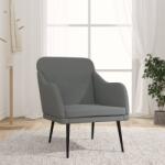 vidaXL Fotoliu, gri închis, 63x76x80 cm, textil GartenMobel Dekor (351475)