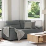 vidaXL Canapea cu 2 locuri, tesatura gri închis, 180x81x84 cm GartenMobel Dekor (4105308) Canapea