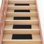 vidaXL Covorase scari autoadezive, 30 buc. , 60x25 cm, negre, dreptunghiulare GartenMobel Dekor (3365705) Covor