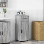 vidaXL Dulap de Baie cu usa sonoma gri 30 x 35 x 80 cm Lemn compozit GartenMobel Dekor (883330)