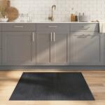 vidaXL Covor dreptunghiular, gri, 100x100 cm, bambus GartenMobel Dekor (376802) Covor