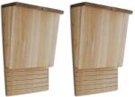 vidaXL Casute pentru lilieci 22 x 12 x 34 cm (2 buc) GartenMobel Dekor (41293)