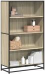 vidaXL Biblioteca, stejar sonoma, 80, 5x35x139 cm, lemn prelucrat GartenMobel Dekor (3300846) Biblioteca