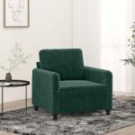 vidaXL Fotoliu canapea, verde închis, 60 cm, catifea GartenMobel Dekor (359424) Canapea