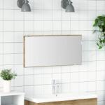 vidaXL Oglinda pentru baie Pe perete stejar artizanal 80 x 8.5 x 37 cm GartenMobel Dekor (863307)