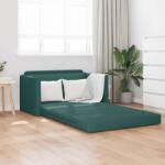 vidaXL Pat canapea 110cm Verde închis tesatura GartenMobel Dekor (4106695) Canapea