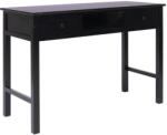 vidaXL Birou de scris, negru, 110 x 45 x 76 cm, lemn GartenMobel Dekor (284158)