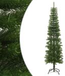 vidaXL Brad de Craciun artificial slim cu suport, 210 cm, PE GartenMobel Dekor (344646)