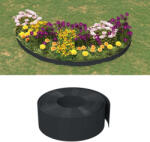 vidaXL Borduri de gradina, 2 buc, negru, 10 m 20 cm, polietilena GartenMobel Dekor (3155456)