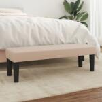 vidaXL Banca, cappuccino, 100x30x30 cm, piele ecologica GartenMobel Dekor (346665)