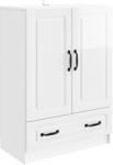 vidaXL Bufet Alb foarte lucios 66 x 34, 5 x 92 cm Lemn prelucrat GartenMobel Dekor (895819) Comoda