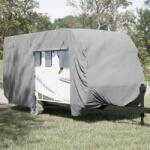 vidaXL Husa de rulota gri 610x250x220 cm Tesatura netesuta GartenMobel Dekor (4015867)