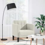 vidaXL Canapea Scaun cu cotiere, crem, 53 cm, catifea GartenMobel Dekor (4100559)
