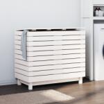 vidaXL Cos de rufe, alb, 88, 5x44x76 cm, lemn masiv de pin GartenMobel Dekor (832324)