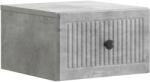 vidaXL Noptiera suspendata cu sertar, gri beton, 33 x 34, 5 x 20 cm (897921)