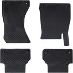 vidaXL Covor pentru masina 4 pcs Negru Cauciuc GartenMobel Dekor (42029081)