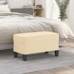 vidaXL Banca, crem, 70x35x41 cm, textil GartenMobel Dekor (349433)