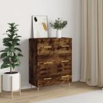 vidaXL Servanta, stejar fumuriu, 69, 5x34x90 cm, lemn compozit GartenMobel Dekor (827841) Comoda