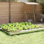 vidaXL Gard pentru melci Argintiu 100 x 3, 5 x 25 cm Oţel inoxidabil GartenMobel Dekor (874858)