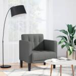 vidaXL Canapea Scaun cu cotiere Gri închis 53 cm Material GartenMobel Dekor (4100544)