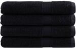 vidaXL Prosoape de sauna premium SOLUND 4 buc. negru 80x200 cm 600 gsm GartenMobel Dekor (137435) Prosop