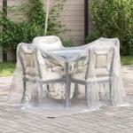 vidaXL Prelata transparenta cu ochiuri 2x3 m polietilena GartenMobel Dekor (4018504)