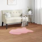 vidaXL Covor din Blana Faux de Iepure Olite Roz 60 x 90 cm Poliester GartenMobel Dekor (42021717) Covor