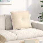 vidaXL Perna pentru spate Crem 60 x 50 cm Tesatura din corduroy GartenMobel Dekor (42014695)
