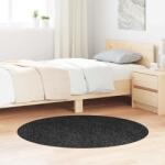 vidaXL Covor Shaggy Antiderapant Gri închis 120 x 120 cm PP GartenMobel Dekor (4019774) Covor