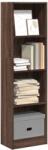 vidaXL Biblioteca, stejar maro, 40x24x143 cm, lemn prelucrat GartenMobel Dekor (857789) Biblioteca