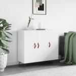 vidaXL Servanta, alb, 90x34x80 cm, lemn compozit GartenMobel Dekor (828076) Comoda